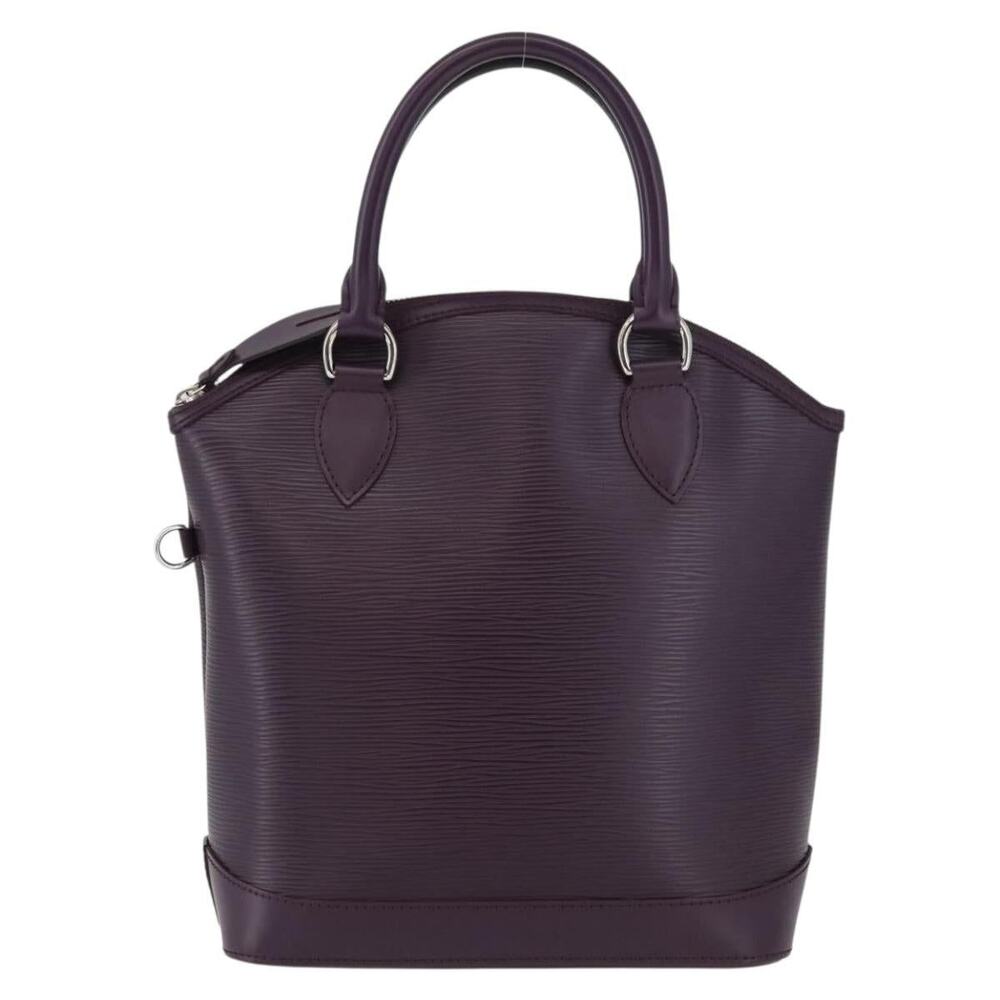 Louis Vuitton Epi Lockit PM Handbag Purple Cassis